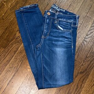 American Eagle Outfitters Dark Blue Denim Jeans